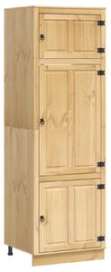 VidaXL Cabinet SKI Mézes Barna 66 x 58 x 207 cm Tömör fenyőfa