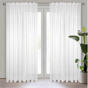 Lucy fényáteresztő függöny voile anyagból Fehér 140x270 cm