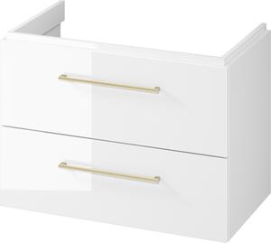 Cersanit Larga szekrény 79.4x44.4x57.2 cm Függesztett, mosdó alatti fehér S932-073