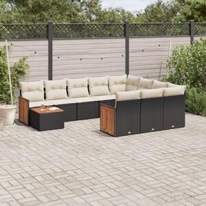 VidaXL Polyrattan Kerti Ülőgarnitúra - 11 részes