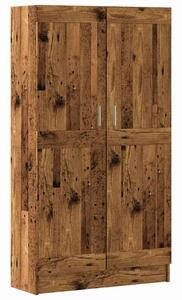VidaXL régi fa könyvesszekrény 82,5 x 30,5 x 150 cm rétegelt fából