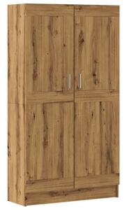VidaXL kézzel készített tölgyfa könyvesszekrény 82,5 x 30,5 x 150 cm