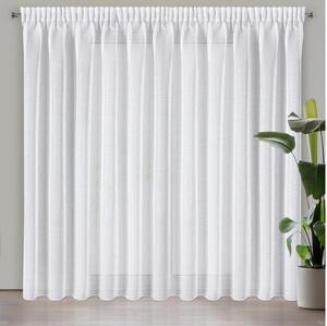 Lena mintás dekor függöny Fehér 350x270 cm