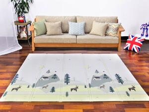 Összecsukható szőnyeg játékhoz City 180x200 cm