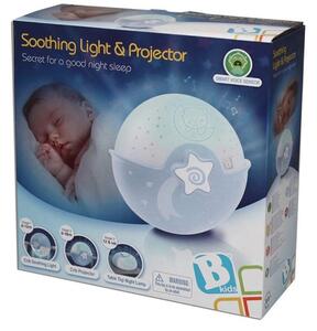 Gyermek éjszakai lámpa B-Kids projektorral Szín: kék