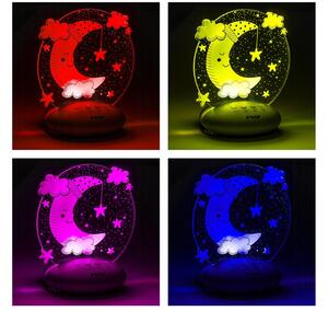 Éjszakai lámpa Reer LED 7 szín ColourLumy Owl