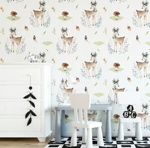 Tapéta gyerekszobába Deer