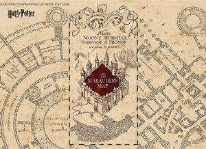 Harry Potter Marauders térkép tányéralátét, 42 x 30 cm