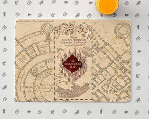 Harry Potter Marauders térkép tányéralátét, 42 x 30 cm