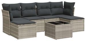 VidaXL Polyrattan Kerti Ülőgarnitúra - 7 részes