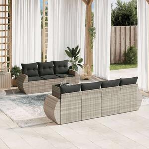 VidaXL Polyrattan Kerti Ülőgarnitúra - 8 részes