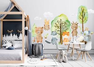 Gyermek falragaszok Forest2 XL 150x100 cm