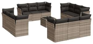 VidaXL Polyrattan Kerti Ülőgarnitúra - 13 részes