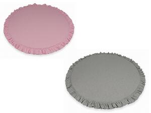 Fodros játszószőnyeg Fancy 100 cm Szín: rózsaszín