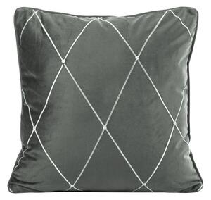 Margo Pierre Cardin bársony párnahuzat Világosszürke 45x45 cm
