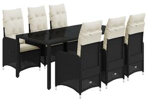 VidaXL Polyrattan Kerti Bútor - 7 részes Bisztró