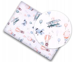 Tündérmese pamut lepedő 120x60 Baby Szín: repülőgép