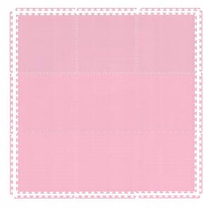 Habszivacs szőnyeg játékhoz Puzzle XXL 180x180 cm Pink mood