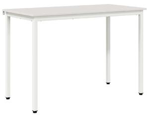 VidaXL Étkezőasztal Fehér 110 x 55 x 75 cm Tömör fenyőfa