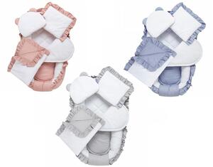 Fészek babáknak 5 részes készlet Jukki Szín: rózsaszín