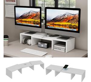 Vicco Halva monitor állvány – QI töltővel és USB csatlakozóval