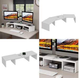 Vicco Halva monitor állvány – QI töltővel és USB csatlakozóval