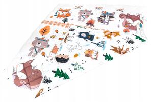 Kétoldalas gyerek játszószőnyeg Fairytale Forest 150x170 Szín: indiai-állatok