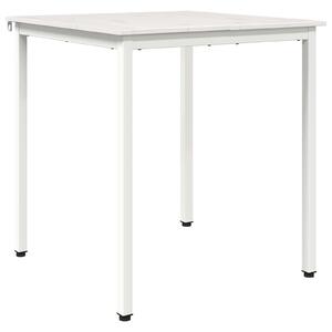 VidaXL Étkezőasztal Fehér 60 x 60 x 75 cm Tömör fenyőfa