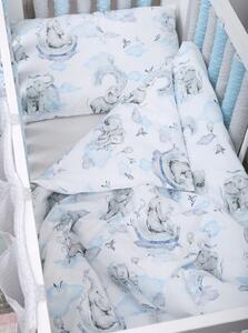 Gyermek ágynemű 120x90 Blue Elephant
