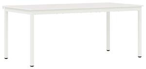 VidaXL Étkezőasztal Fehér 180 x 90 x 75 cm Tömör fenyőfa