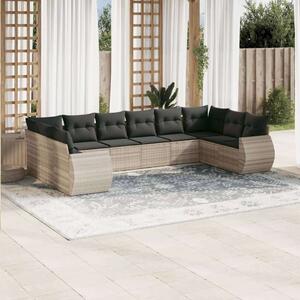 VidaXL Polyrattan Kerti Ülőgarnitúra - 10 részes