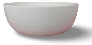 EROS - Top Counter pultra ültethető porcelán mosdó - RAISE - MATT FEHÉR - O - Ø 41 cm