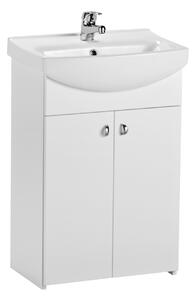 Cersanit Bianco szekrény 57x34x79.4 cm álló, mosdó alatti fehér S509-031-DSM