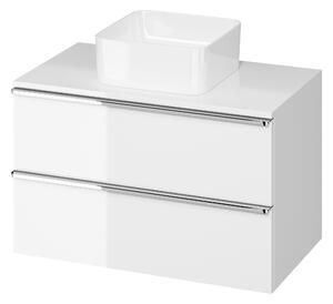 Cersanit Virgo szekrény 80x46.9x49.9 cm Függesztett, mosdó alatti fehér S522-026