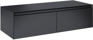 Elita Split Slim szekrény pulttal 120x45.8x31.9 cm oldalt függő fekete 168948
