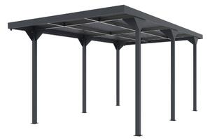 Aspen fém kocsibeálló 2,84 x 5,46 m CoverTech antracit