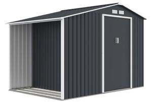 Skagen fém szerszámos ház fáskamrával 2,8 x 1,9 m Store Boss antracit