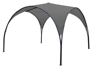 Modern kerti pavilon Lugo 3,3 x 3,3 m Garden Point antracit