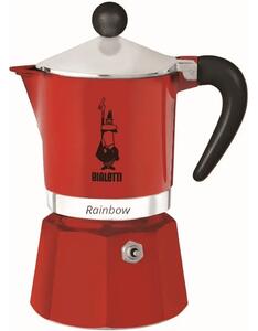 Bialetti Rainbow kotyogós kávéfőző, 1 adag, piros (4961)