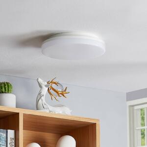 PRIOS Prios Artin LED lámpa, érzékelő, kerek, 22 cm, Fehér / opál, Fürdőszoba, Műanyag, Modern