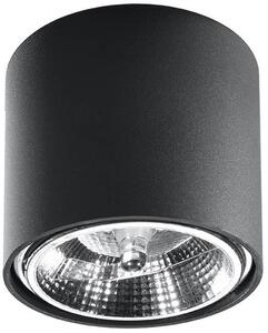 Sollux Lighting Tiube mennyezeti lámpa 1x40 W fekete SL.0697