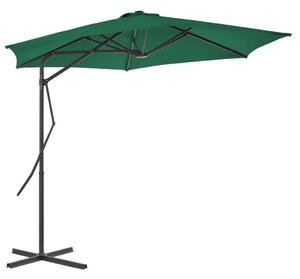 VidaXL Kültéri Karos Napernyő - Zöld - 300 cm