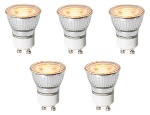 5 darabos GU10 dimmelhető LED izzókészlet 35mm 4W 200 lm 2200K