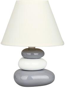 Rabalux Salem asztali lámpa 1x40 W fehér-ezüst 4948