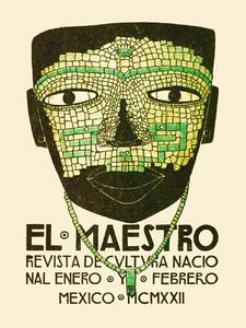 Festmény reprodukció El Maestro Magazine Cover No.2 (Mexican Art & Culture), (30 x 40 cm)