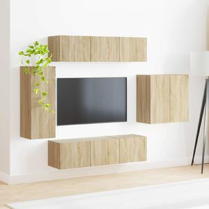VidaXL 6 pcs Sonoma tölgy