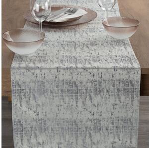 Alina jacquard asztali futó Ezüst 40x140 cm