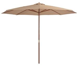 VidaXL Napernyő - Bézs - 350 cm