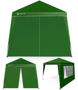 CAPRI PLUS rendezvénysátor, 2 oldalfallal, 3×3 m, zöld Casaria