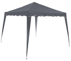 CAPRI party-sátor / rögzített pavilon, 3x3m, antracit Casaria